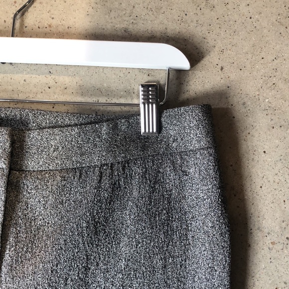 Burberry Marled Grey Stretch-Wool Flared Trousers - Picture 3 of 10